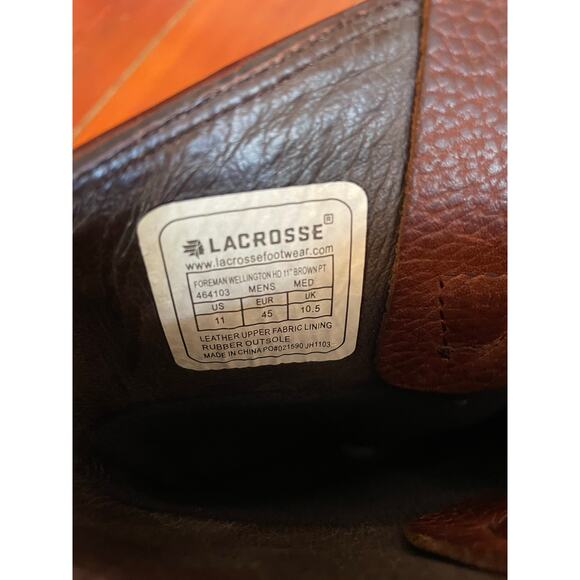 LaCrosse Foreman Wellington HD 11 Leather Work Boots Men 11 Oil & Slip Resistant main image 4